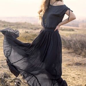 Joyfolie GIA DRESS In Charcoal. NWT.  Size Medium